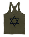 Jewish Star of David Mens String Tank Top by TooLoud-TooLoud-Army-Green-Small-Davson Sales