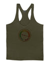 Naughty or Nice Meter Naughty Mens String Tank Top-Men's String Tank Tops-LOBBO-Army-Green-Small-Davson Sales