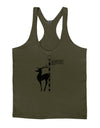 Rudolf the Ratchet Reindeer Mens String Tank Top-Men's String Tank Tops-LOBBO-Army-Green-Small-Davson Sales