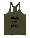 Skip The Movie Read The Book Mens String Tank Top-Men's String Tank Tops-LOBBO-Army-Green-Small-Davson Sales