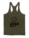 Player Two Selection Icon Mens String Tank Top-Men's String Tank Tops-LOBBO-Army-Green-Small-Davson Sales