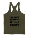 Witches and Candy Mens String Tank Top-Men's String Tank Tops-LOBBO-Army-Green-Small-Davson Sales