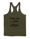 Choose One - Treat Mens String Tank Top-Men's String Tank Tops-LOBBO-Army-Green-Small-Davson Sales