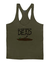 Sleep When Dead Mens String Tank Top-Men's String Tank Tops-LOBBO-Army-Green-Small-Davson Sales