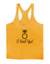 I Said Yes - Diamond Ring Mens String Tank Top-Men's String Tank Tops-LOBBO-Gold-Small-Davson Sales