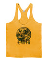 Planet Earth Text Mens String Tank Top