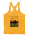 Watercolor Lighthouse 2 Mens String Tank Top-Men's String Tank Tops-LOBBO-Gold-Small-Davson Sales