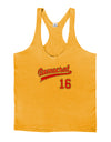 Democrat Jersey 16 Mens String Tank Top-Men's String Tank Tops-LOBBO-Gold-Small-Davson Sales