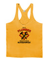 Plumber - Superpower Mens String Tank Top-Men's String Tank Tops-LOBBO-Gold-Small-Davson Sales