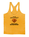 Architect - Superpower Mens String Tank Top-Men's String Tank Tops-LOBBO-Gold-Small-Davson Sales