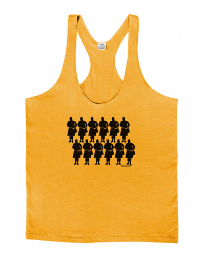 Twelve Drummers Drumming Mens String Tank Top-Men's String Tank Tops-LOBBO-Gold-Small-Davson Sales