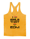 I Heart Girls That Heart EDM Mens String Tank Top-Men's String Tank Tops-LOBBO-Gold-Small-Davson Sales