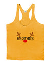Matching Family Christmas Design - Reindeer - Brother Mens String Tank Top by TooLoud-LOBBO-Gold-Small-Davson Sales