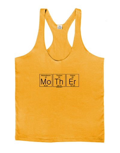 Mother - Periodic Table Mens String Tank Top-Men's String Tank Tops-LOBBO-Gold-Small-Davson Sales