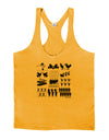 Twelve Days of Christmas Mens String Tank Top-Men's String Tank Tops-LOBBO-Gold-Small-Davson Sales