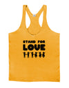 Stand For Love Mens String Tank Top-Men's String Tank Tops-LOBBO-Gold-Small-Davson Sales