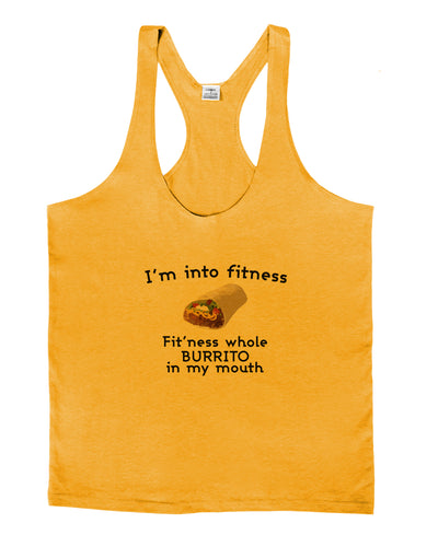 I'm Into Fitness Burrito Funny Mens String Tank Top by TooLoud-Clothing-LOBBO-Gold-Small-Davson Sales