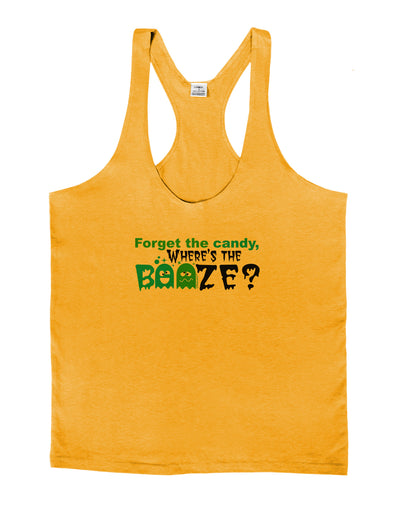 TooLoud Where's The Booze Mens String Tank Top-Men's String Tank Tops-LOBBO-Gold-Small-Davson Sales