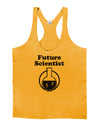 Future Scientist Distressed Mens String Tank Top-Men's String Tank Tops-LOBBO-Gold-Small-Davson Sales