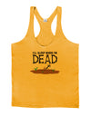 Sleep When Dead Mens String Tank Top-Men's String Tank Tops-LOBBO-Gold-Small-Davson Sales