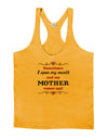 My Mother Comes Out Mens String Tank Top-Men's String Tank Tops-LOBBO-Gold-Small-Davson Sales