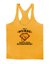 Nurse - Superpower Mens String Tank Top-Men's String Tank Tops-LOBBO-Gold-Small-Davson Sales