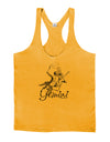 Gemini Illustration Mens String Tank Top-Men's String Tank Tops-LOBBO-Gold-Small-Davson Sales