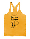 Future Doctor Mens String Tank Top-Men's String Tank Tops-LOBBO-Gold-Small-Davson Sales