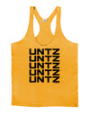 Untz Untz Untz Untz Untz EDM Design Mens String Tank Top-Men's String Tank Tops-LOBBO-Gold-Small-Davson Sales