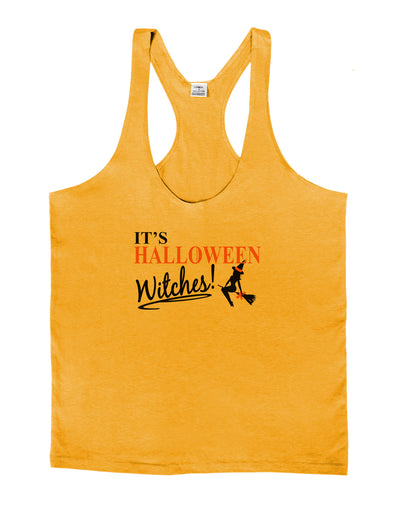 It's Halloween Witches Mens String Tank Top