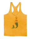 Mermaid Design - Blue Mens String Tank Top-Men's String Tank Tops-LOBBO-Gold-Small-Davson Sales