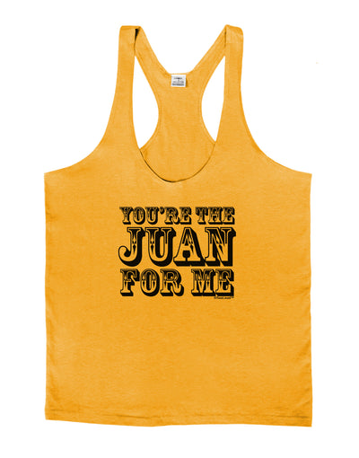 You Are the Juan For Me Mens String Tank Top-Men's String Tank Tops-LOBBO-Gold-Small-Davson Sales