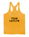 Team Caitlyn Mens String Tank Top-Men's String Tank Tops-LOBBO-Gold-Small-Davson Sales