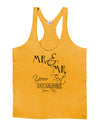 Personalized Mr and Mr -Name- Established -Date- Design Mens String Tank Top-Men's String Tank Tops-LOBBO-Gold-Small-Davson Sales