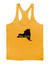 New York - United States Shape Mens String Tank Top by TooLoud-LOBBO-Gold-Small-Davson Sales