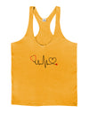 Stethoscope Heartbeat Mens String Tank Top-Men's String Tank Tops-LOBBO-Gold-Small-Davson Sales