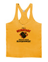 Secretary - Superpower Mens String Tank Top-Men's String Tank Tops-LOBBO-Gold-Small-Davson Sales