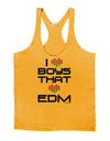 I Heart Boys That Heart EDM Mens String Tank Top-Men's String Tank Tops-LOBBO-Gold-Small-Davson Sales