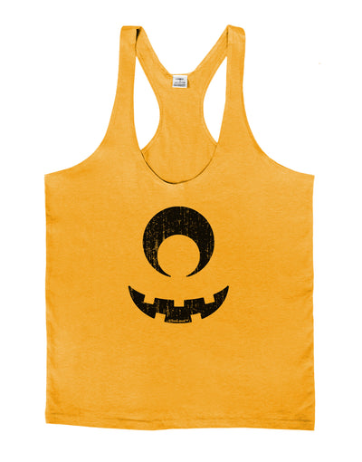 Cyclops Lantern Distressed Mens String Tank Top-Men's String Tank Tops-LOBBO-Gold-Small-Davson Sales