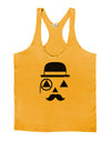 Gentleman Jack-o-lantern Mens String Tank Top-Men's String Tank Tops-LOBBO-Gold-Small-Davson Sales