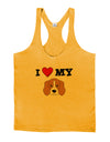 I Heart My - Cute Beagle Dog Mens String Tank Top by TooLoud-TooLoud-Gold-Small-Davson Sales
