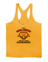 Dental Assistant - Superpower Mens String Tank Top-Men's String Tank Tops-LOBBO-Gold-Small-Davson Sales