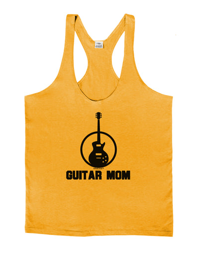 Guitar Mom - Mother's Day Design Mens String Tank Top-Men's String Tank Tops-LOBBO-Gold-Small-Davson Sales