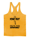 Personalized I'm -Customizable- What's Your Superpower Mens String Tank Top-Men's String Tank Tops-LOBBO-Gold-Small-Davson Sales