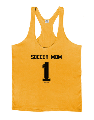 Soccer Mom Jersey Mens String Tank Top-Men's String Tank Tops-LOBBO-Gold-Small-Davson Sales