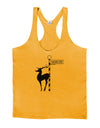 Rudolf the Ratchet Reindeer Mens String Tank Top-Men's String Tank Tops-LOBBO-Gold-Small-Davson Sales