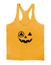 Monocle Jack-o-Lantern B-W Mens String Tank Top-Men's String Tank Tops-LOBBO-Gold-Small-Davson Sales