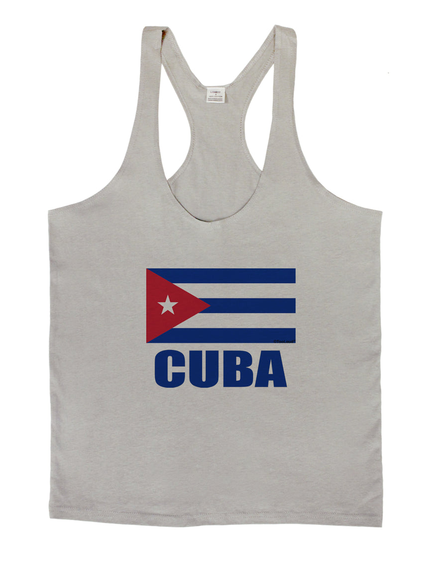 Cuba Flag Cuban Pride Mens String Tank Top by TooLoud-LOBBO-White-Small-Davson Sales