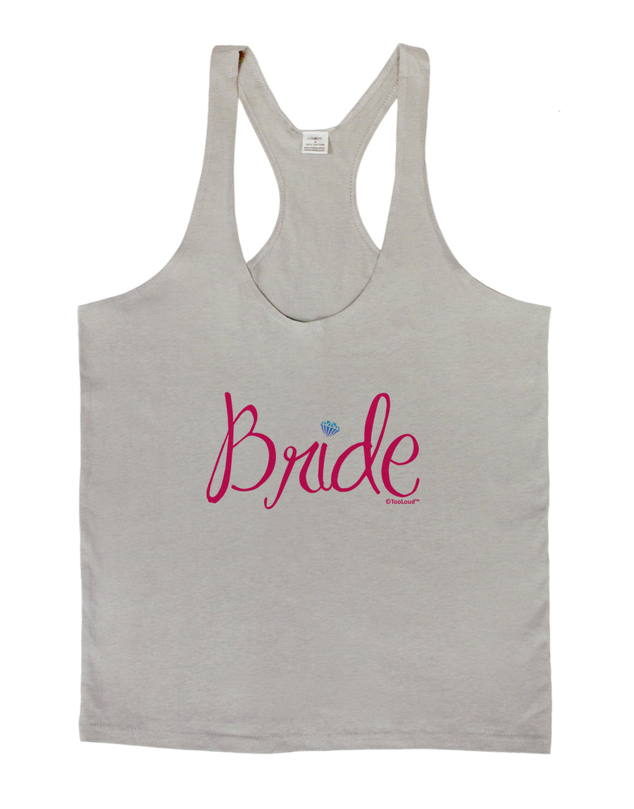 Bride Design - Diamond - Color Mens String Tank Top-Men's String Tank Tops-LOBBO-White-Small-Davson Sales