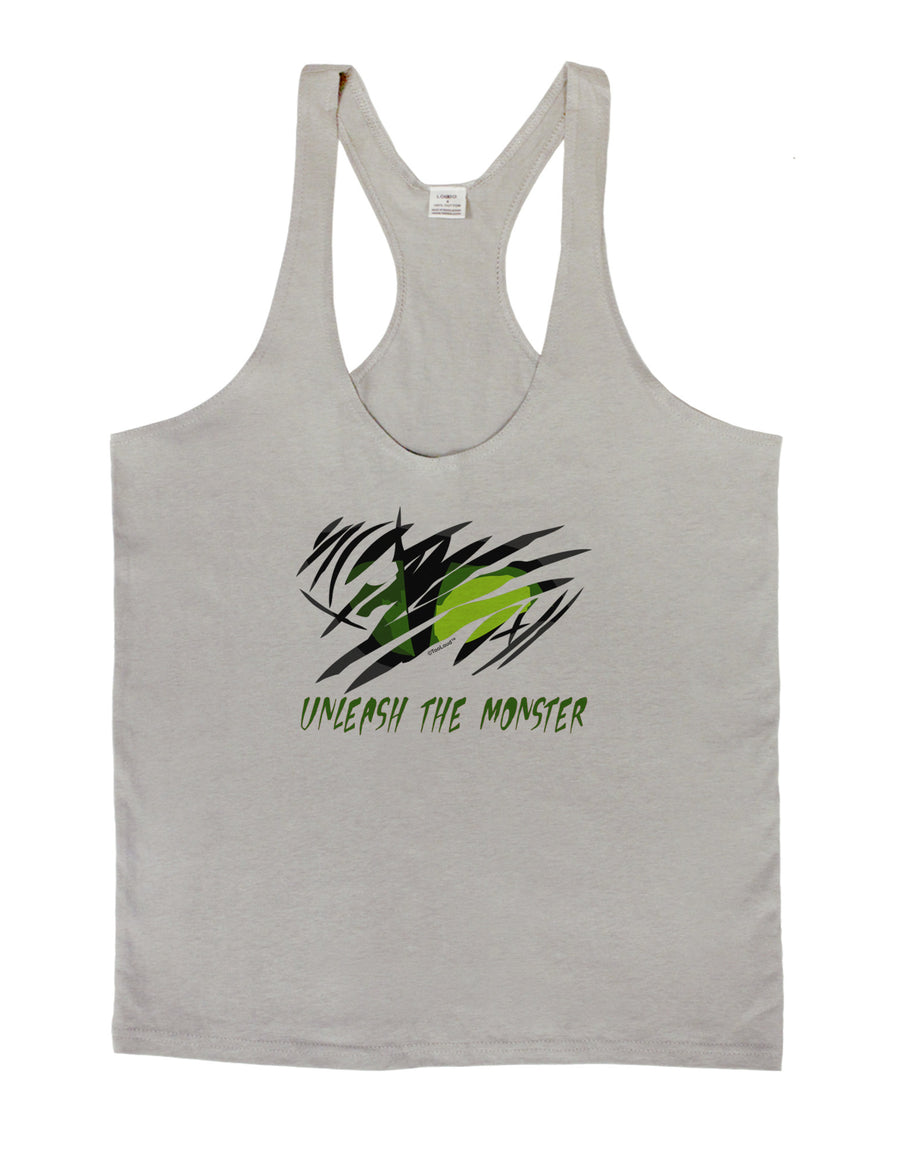 Unleash The Monster Mens String Tank Top-Men's String Tank Tops-LOBBO-White-Small-Davson Sales